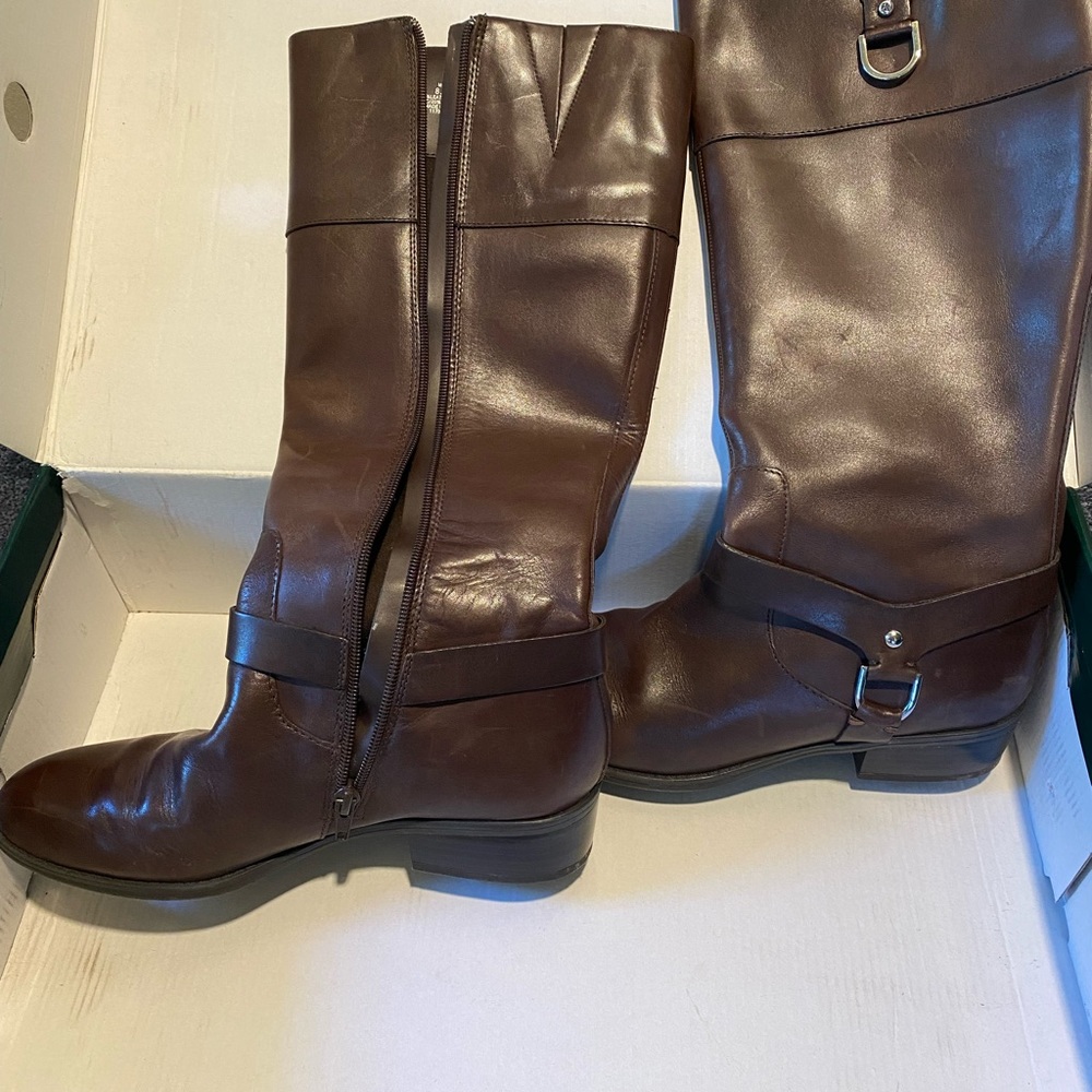 Ralph Lauren Burnished Calf Boots